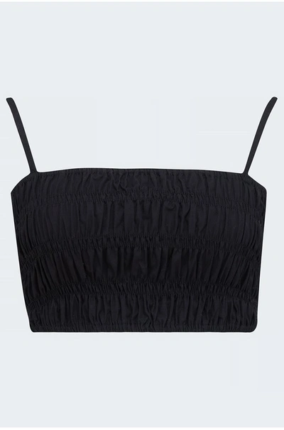 FAITHFULL THE BRAND LIYA TOP IN PLAIN BLACK
