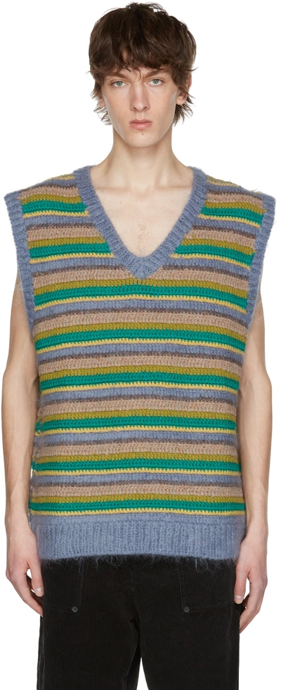 A PERSONAL NOTE PURPLE WOOL VEST