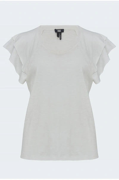 PAIGE LINNEA TEE IN WHITE