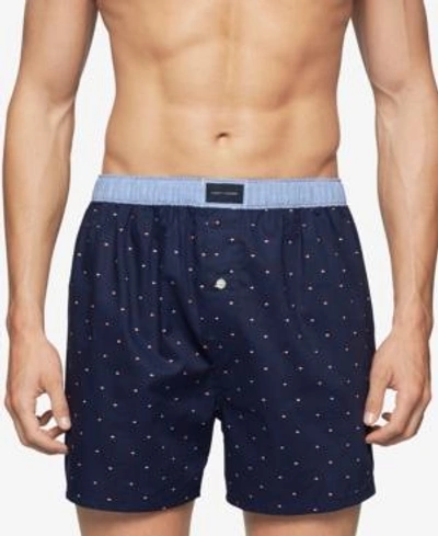 TOMMY HILFIGER MEN'S PRINTED WOVEN BOXERS