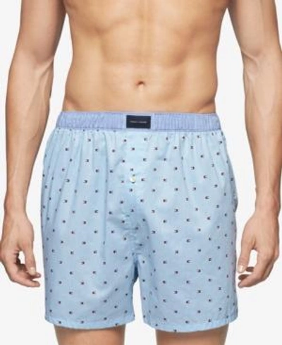 TOMMY HILFIGER MEN'S PRINTED WOVEN BOXERS