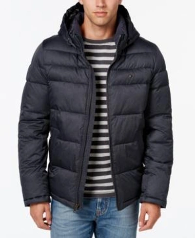 TOMMY HILFIGER MEN'S CLASSIC HOODED PUFFER JACKET