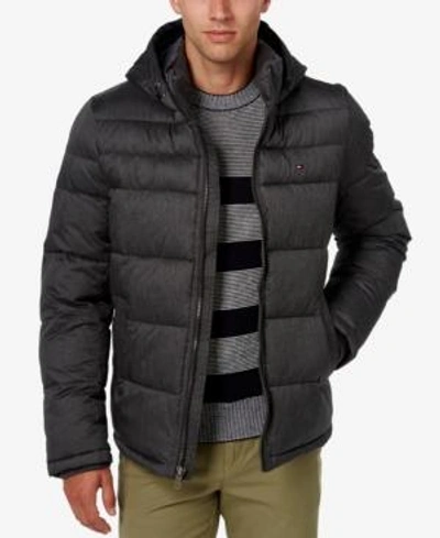 TOMMY HILFIGER MEN'S CLASSIC HOODED PUFFER JACKET