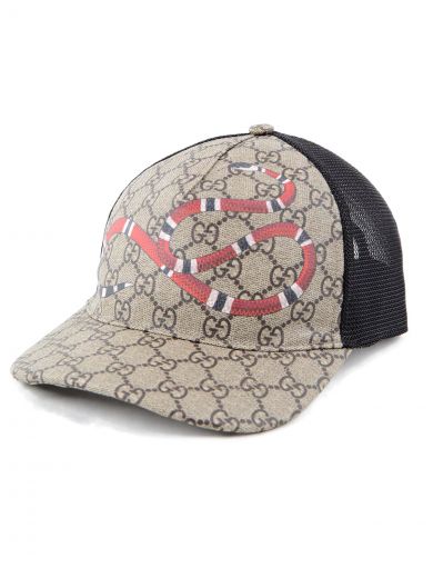 gucci cap snake black