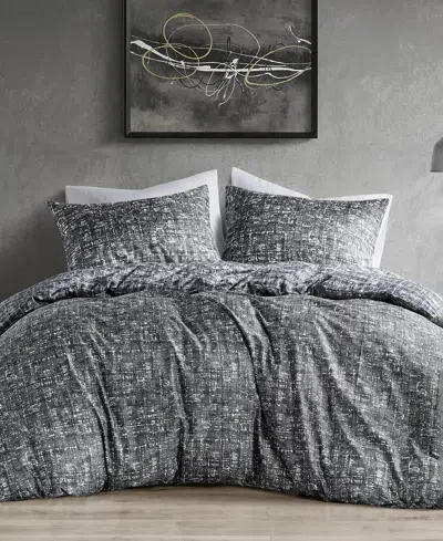 510 DESIGN MACA REVERSIBLE 3-PC. DUVET COVER SET, FULL/QUEEN