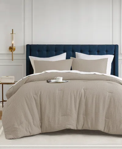 510 DESIGN MINA WAFFLE TEXTURED 2-PC. COMFORTER SET, TWIN/TWIN XL