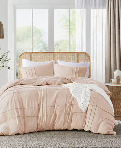 510 DESIGN PORTER WASHED PLEATED 3-PC. COMFORTER SET, KING