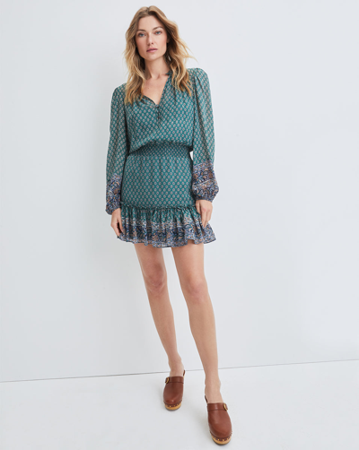 VERONICA BEARD DESTINY PRINTED DRESS