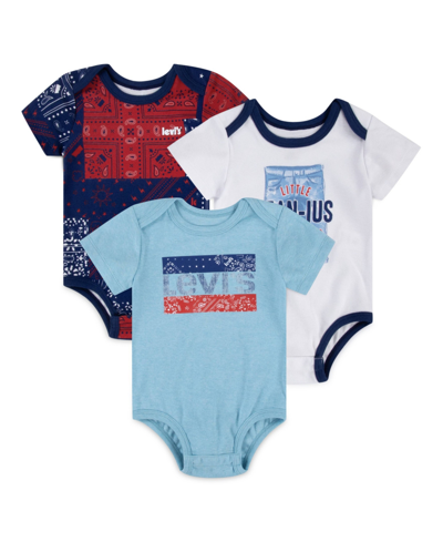 LEVI'S BABY BOYS BODYSUIT, PACK OF 3