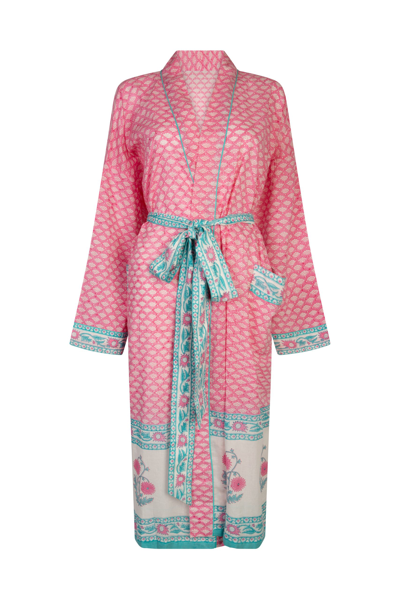 DILLI GREY BHUTA ROBE