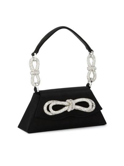 MACH&MACH WOMEN'S MINI SAMANTHA DOUBLE BOW TOP HANDLE BAG