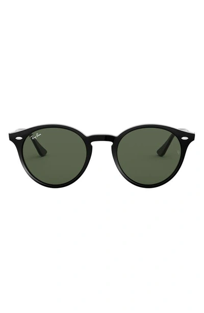 RAY BAN RAY-BAN HIGHSTREET 49MM ROUND SUNGLASSES