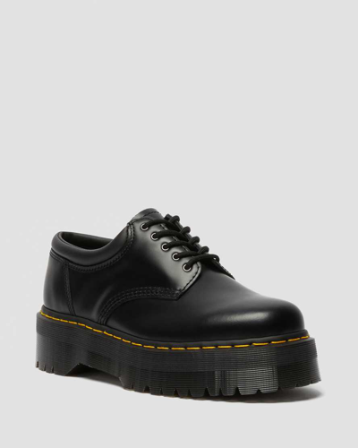 DR. MARTENS 8053 QUAD GLATTLEDER PLATEAUSCHUHE