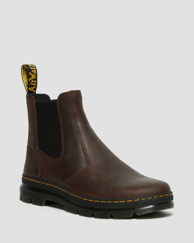 DR. MARTENS EMBURY CRAZY HORSE LEATHER CASUAL BOOTS