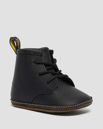 DR. MARTENS NEWBORN 1460 AUBURN LEATHER BOOTIES