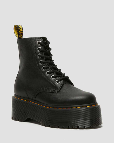 DR. MARTENS 1460 PASCAL MAX LEATHER PLATFORM BOOTS
