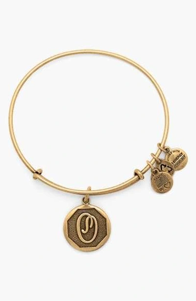 ALEX AND ANI 'INITIAL' ADJUSTABLE WIRE BANGLE