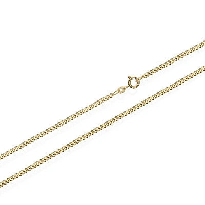 NKLAUS PANZERKETTE 585ER MASSIV GELB GOLD KETTE 5820, 36CM LANG, 2,5G, 1,4MM BREIT NEU