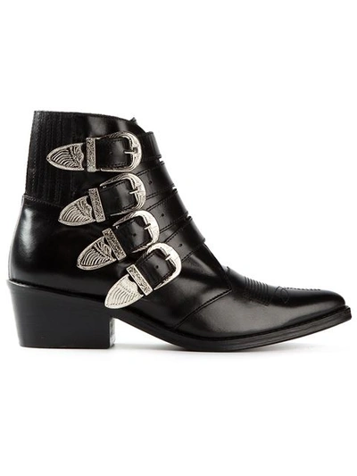 TOGA buckled ankle boots