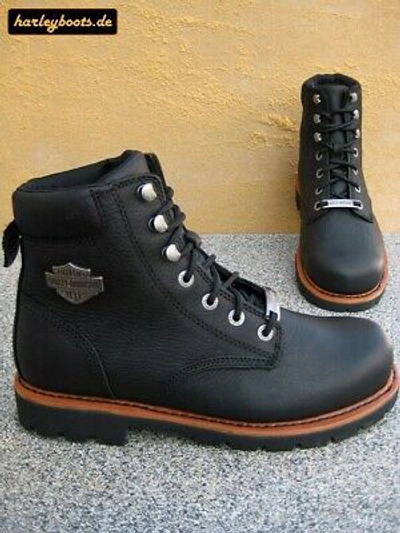 HARLEY-DAVIDSON HARLEY DAVIDSON BOOTS VISTA RIDGE SCHWARZ KULT BIKERBOOTS GR. 40 BIS 46