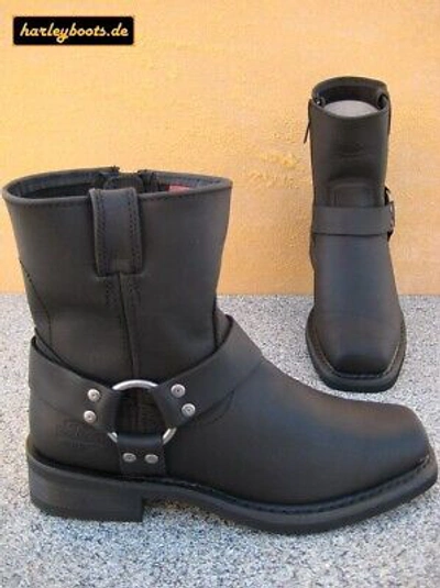 HARLEY-DAVIDSON HARLEY DAVIDSON BOOTS EL PASO SCHWARZ KULT KLASSISCHER BIKERBOOTS GR. 41 BIS 45