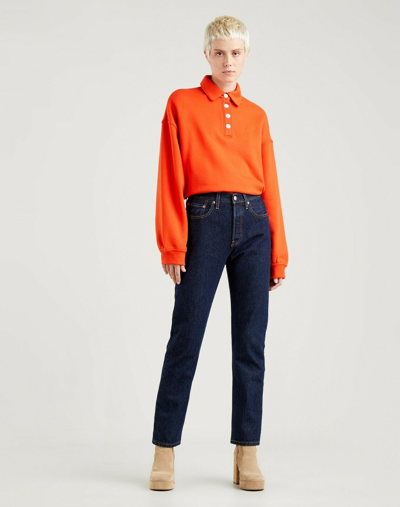 LEVI'S LEVI'S WOMEN'S 501 ORIGINAL FIT JEANS WOMEN DEEP
