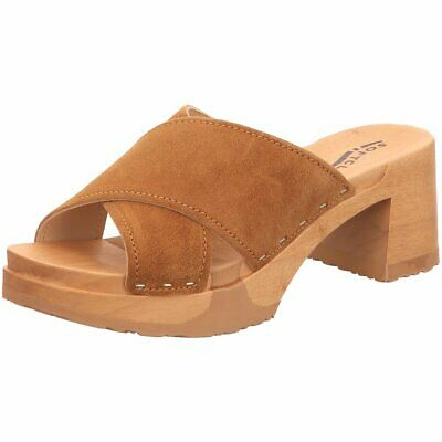 SOFTCLOX SOFTCLOX DAMEN PANTOLETTEN DAMEN PANTOLETTE S3542-CASHMERE CARAMEL BRAUN 1131345