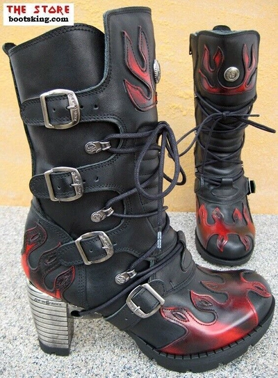 NEW ROCK BOOTS ROCK BOOTS TAMARA TR081-S1 DAMENSTIEFEL HIGH HEELS GRÖSSE 36 BIS 42