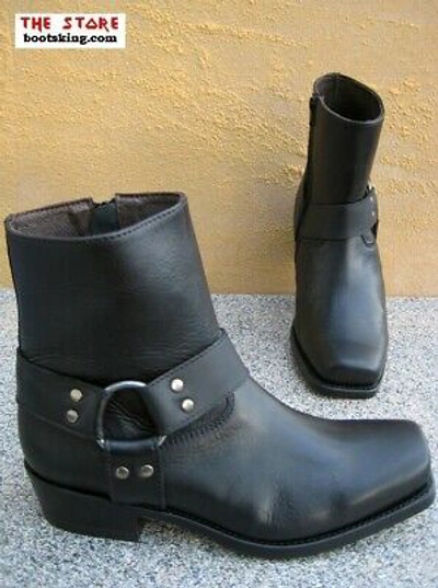 SENDRA SENDRA BOOTS 12852 BIKERBOOTS FARMER STIEFEL SCHWARZ REISSVERSCHLUSS GR. 38 BIS 46