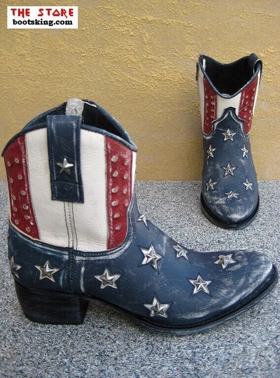 SENDRA SENDRA BOOTS 10709 COWBOYSTIEFELETTE WESTERNSTIEFELETTE HANDMADE GR 37 UND 38