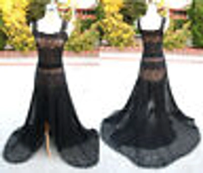 BCBGMAXAZRIA MAX AZRIA BLACK PAGEANT FORMAL EVENING GOWN L