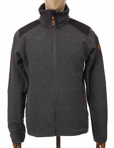 FJALL RAVEN FJALLRAVEN MEN'S STEN FLEECE JACKET - DARK GREY
