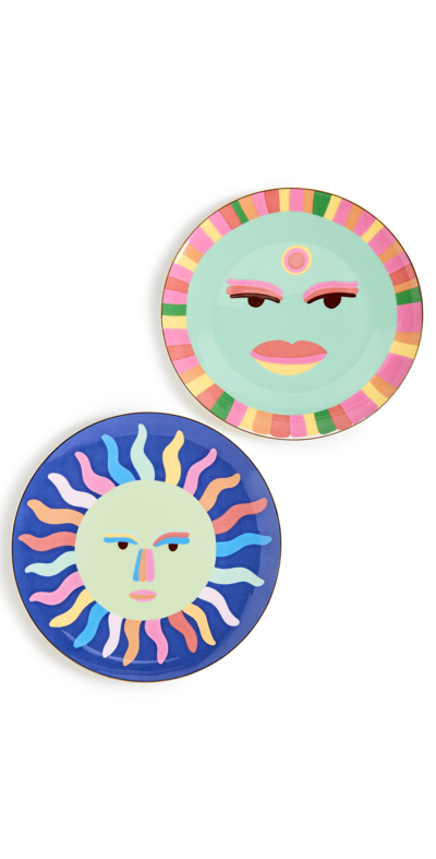 CELIAB PLANETS SALAD PLATES SET