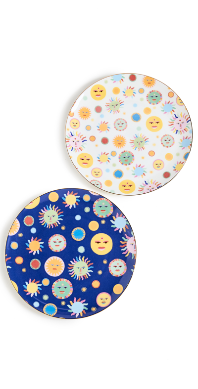 CELIAB PLANETS DINNER PLATES SET