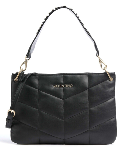 VALENTINO GARAVANI VALENTINO BAGS BAMBOO QUILTED HANDBAG - BLACK