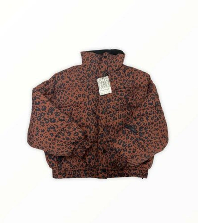 FREE PEOPLE FREE PEOPLE MOVEMENT POWER HOUSE WILD CHEETAH PUFFER JACKET X SMALL RRP £248.00