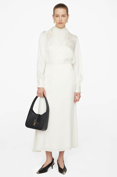 ANINE BING ANINE BING VERNE SKIRT IN PEARL