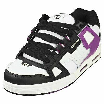 GLOBE GLOBE SABRE HERREN WHITE BLACK PURPLE SNEAKER SCHLITTSCHUH - 42 EU