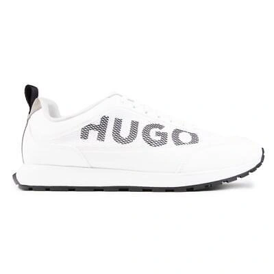 HUGO BOSS HUGO HERREN ICELIN JOGGINGSCHUHE SNEAKER WEIÃŸ