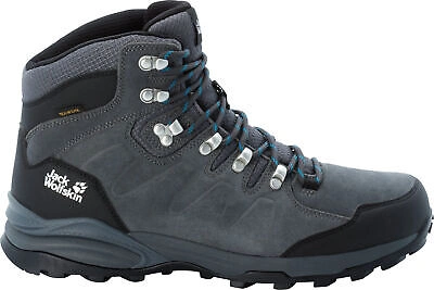 JACK WOLFSKIN JACK WOLFSKIN REFUGIO TEXAPORE MID-CUT SCHUHE HERREN GRAU/SCHWARZ - SCHUHE