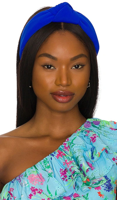 LELE SADOUGHI NEOPRENE KNOTTED HEADBAND