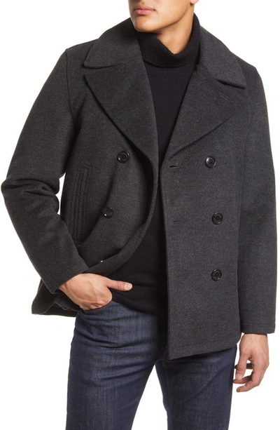PENDLETON WATER RESISTANT WOOL BLEND PEACOAT