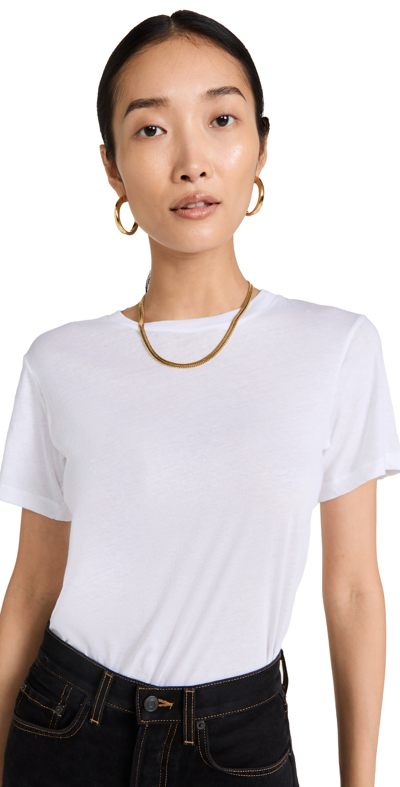 WARDROBE.NYC WARDROBE. NYC FITTED T-SHIRT WHITE