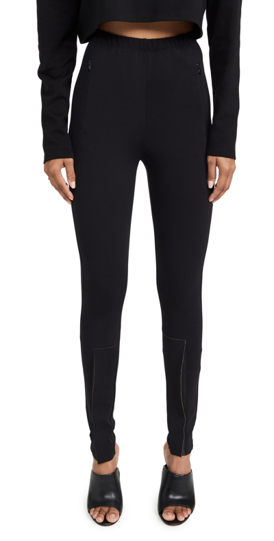 WARDROBE.NYC WARDROBE. NYC FRONT ZIP LEGGING BLACK