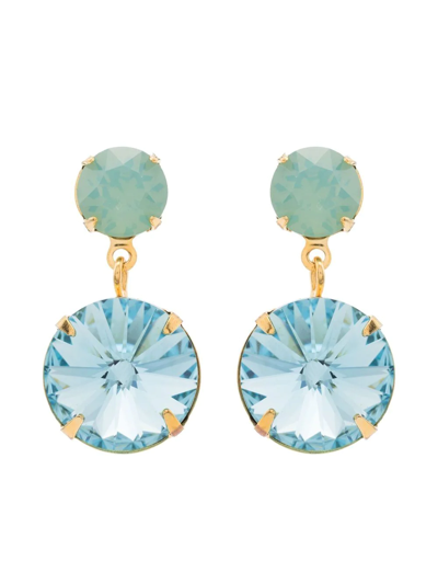 JENNIFER BEHR LYLAH CRYSTAL DROP EARRINGS