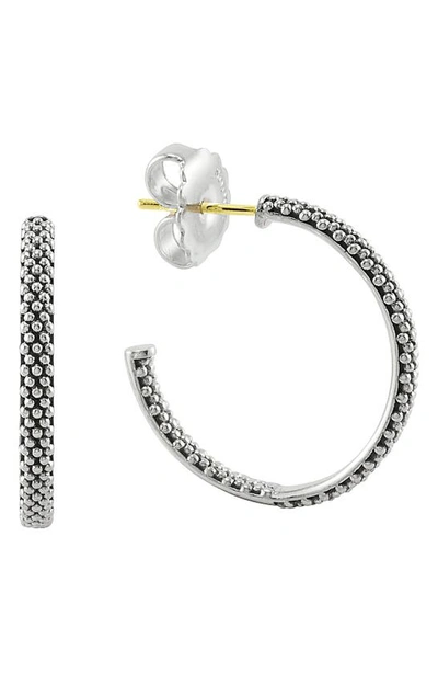 LAGOS LAGOS CAVIAR HOOP EARRINGS