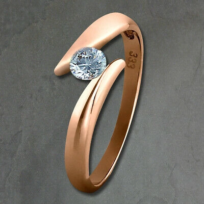 GOLDDREAM GOLDDREAM RING DAMEN GR. 56 BIG ZIRKONIA ROSEGOLD 8 KARAT ZIRKONIA GDR512E56