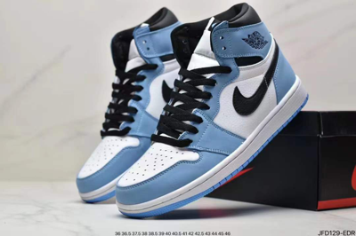 AIR JORDEN NEU NIKEAIR JORDEN 1 HIGH OG BLAU EU GRÖSSE 40