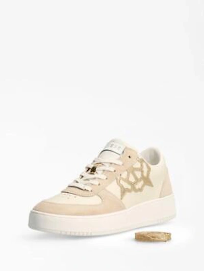 GUESS GUESS FL7SINLEA12 TURNSCHUHE BEIGE LEDER DAMENSCHUHE