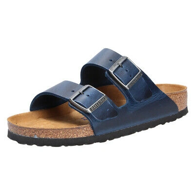 BIRKENSTOCK BIRKENSTOCK PANTOLETTEN BLAU NEU & OVP 154622